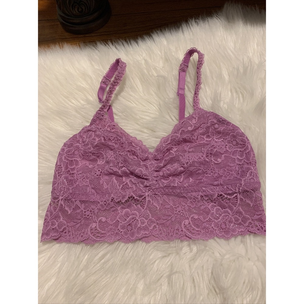 victoria secret pink lace bralette small sexy purple lilac mint condition unline